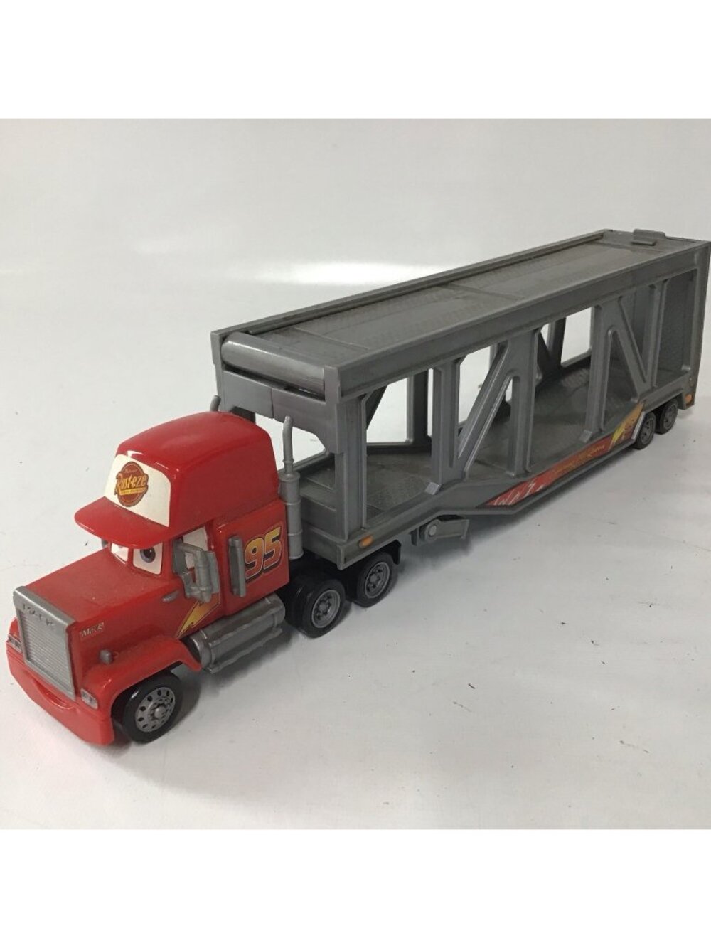 Disney Pixar Cars The Movie Mack Transporter Car Hauler Big Rig Truck 2006